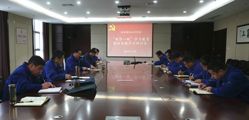 公司党委召开“两学一做”学习教育第四专题学习研讨