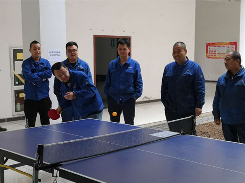 金结分公司分会举办乒乓球技术培训